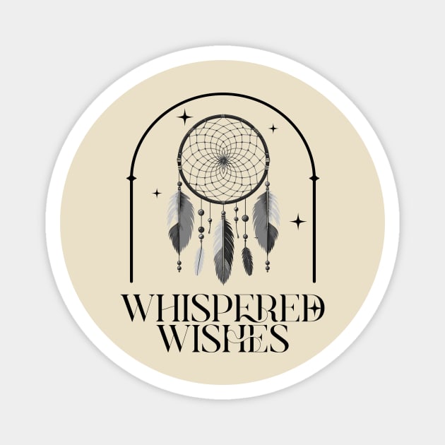 Whispered Wishes, trendy image Magnet by Vinokurio